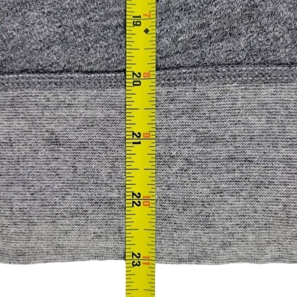 J Crew Sweatshirt Women Size S Geometric Crew Neck Drop Shoulder Oversized Gray - Picture 11 of 14